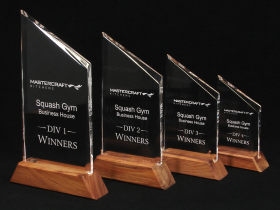 Mastercraft's Trophies for Squash Gym's Business House Competition