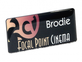 Focal Point Cinema name badge