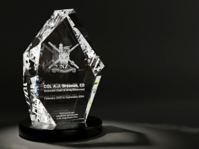 Farewell Iceberg Crystal fo Col A.J. Brosnan