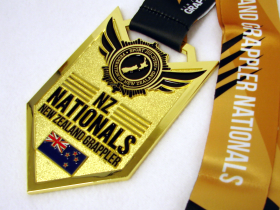 Die Cast Medal NZ Nationals NZ Grappler