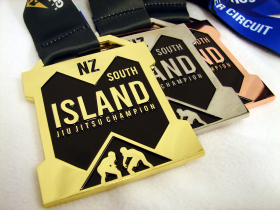 Die Cast Medal South Island Jiu Jitsu Champion NZ Grappler