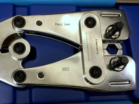 Tool engraved for B&M Electrical as gift for Paul