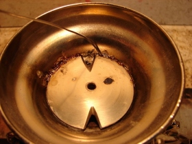 Soldering the Thread Plate