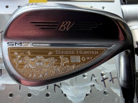 Golf Club fibre laser engraved with Birdie Hunter