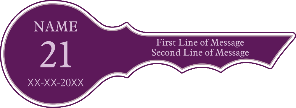 Straight + Message on Two Lines