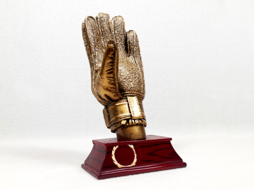 Resin Goalkeeper Glove Trophy