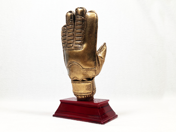 Resin Goalkeeper Glove Trophy