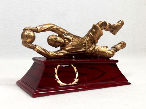 Resin Football Goalkeeper Trophy