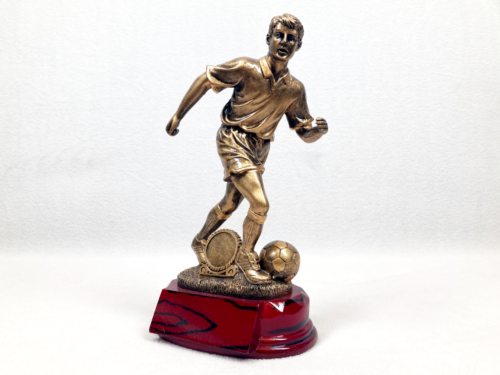 Resin Football Running Male Trophy