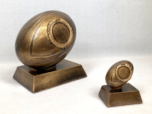 Photo of resin Rugby Ball Trophy