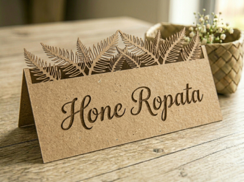 Laser Cut Table Name Card