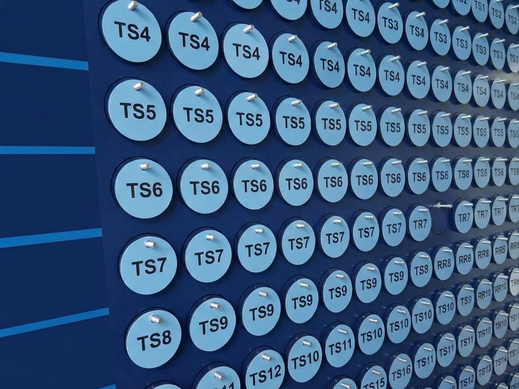 Tool Control Board Tags - Photo