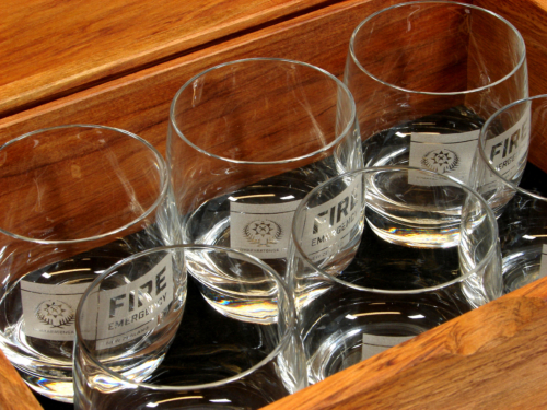 Box Rimu for Whisky Glasses