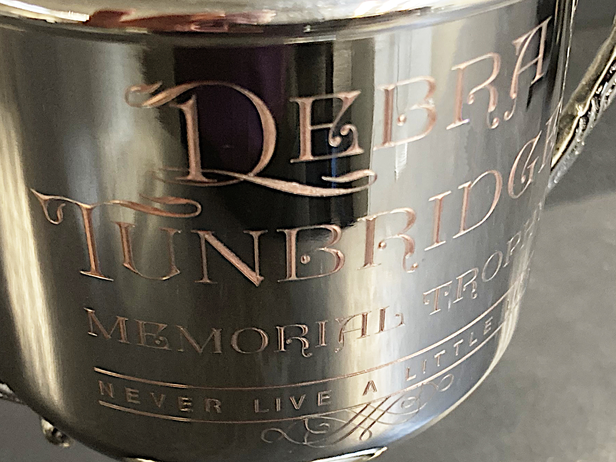 Debra Tunbridge Memorial Trophy | Engraved Silver Cup