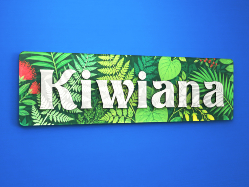 Kiwiana 3d Acrylic Lettered Sign
